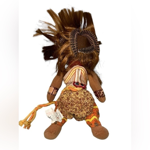 The Lion King Simba Plush Broadway Musical Show Stuffed Doll Tribal Chothing 8" - Picture 3 of 6